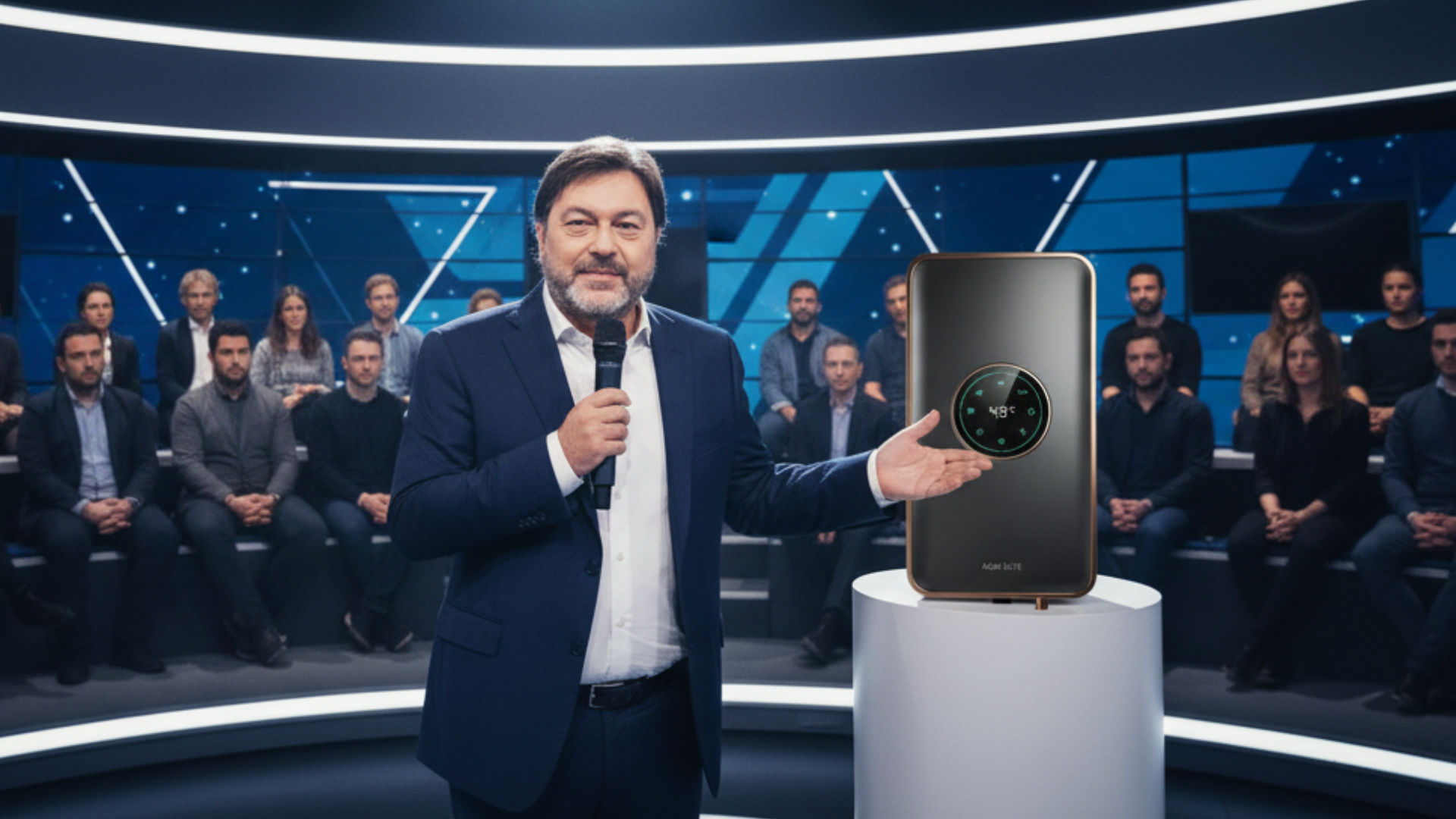 Il Direttore Tecnico, Ing. Marco Bianchi, in TV
